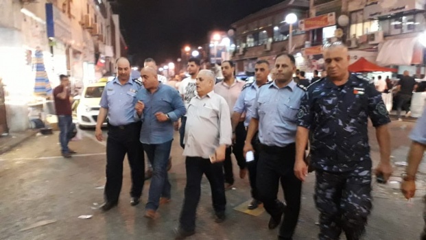 صور..محافظ جنين ومدراء الأجهزة الأمنية يتفقدون أسواق المدينة عشية عيد الأضحى المبارك