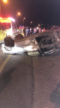مصرع فتى وإصابة 3 اخرين بحادث سير بالخليل