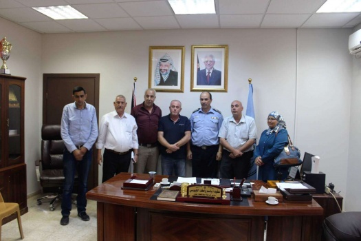 ابو دياك يلتقي مدير شرطة جنين العقيد واكد بهدف بحث التعاون المشترك بين الشرطة والحكم المحلي