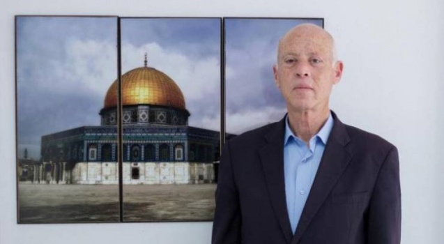 الرئيس التونسي الجديد: سنعمل من أجل قضية فلسطين