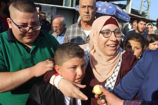 الإفراج عن أسيرة من بلدة الجلمة شمال جنين بعد 5 سنوات في المعتقل