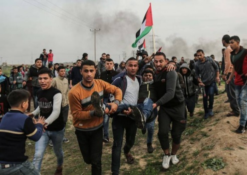 إصابة 9 مواطنين برصاص الاحتلال شرق غزة