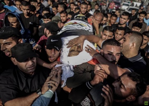 انطلاق موكب تشييع أبو العطا