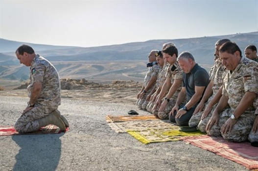 ملك الاردن يوجه رسالة دعم للفلسطينيين