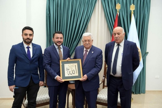 الرئيس يستقبل رئيس منتدى شباب التعاون الاسلامي
