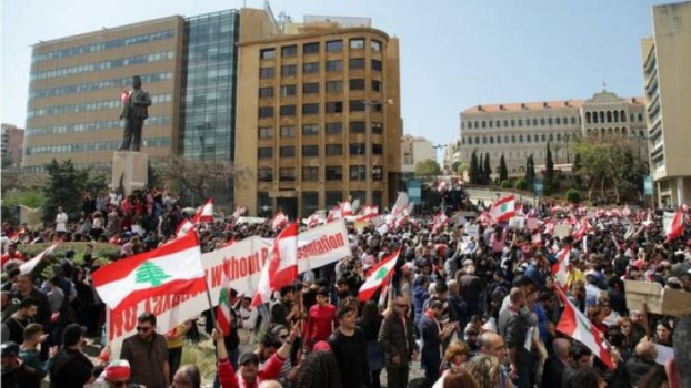 نصر الله: أميركا وإسرائيل تستغلان تظاهرات لبنان