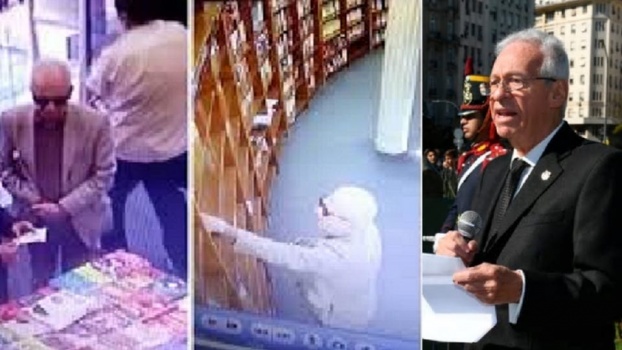 انظر إلى سفير يسرق كتابا عن عاشق شهير.. فيخرج ولا يدفع