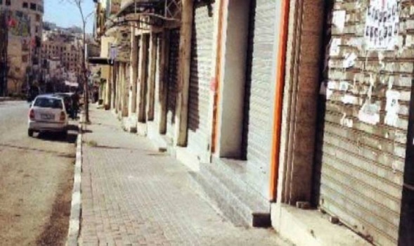 الإضراب الشامل يعم الخليل تنديدا بالهجمة الاستيطانية