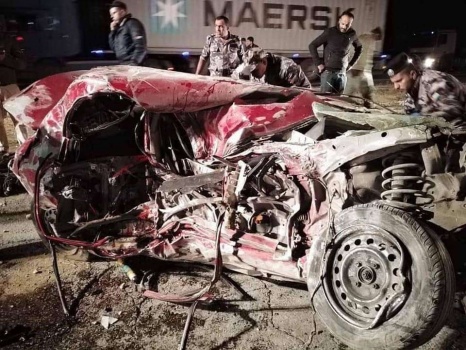 3وفيات من مرتبات القوات المسلحة الأردنية بحادث سير مروع