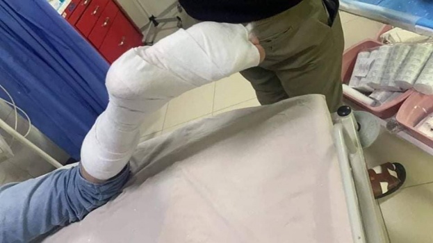 إصابة شاب بالرصاص المطّاطي خلال مواجهات مع الاحتلال شمال الخليل