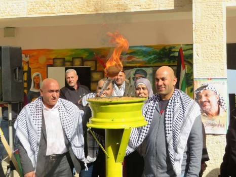 صور...تربية جنين وحركة فتح  تحتفلان بالذكرى ال_55 لانطلاقة الثورة الفلسطينية