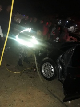 سرعة إستجابة الدفاع المدني تحد من احتراق مركبة في بلدة قباطية جنوب جنين