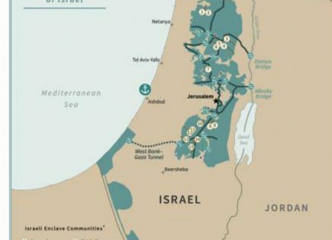 تعرّف على خريطة دولة فلسطين وفق (صفقة القرن)