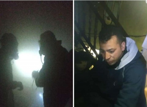 سرعة استجابة أحد ضباط الدفاع المدني يحد من حريق منزل في بلدة كفرذان غرب جنين