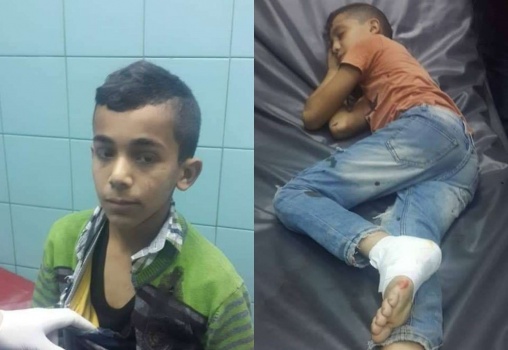 إصابة طفلين برصاص طائش من مجهولين في مخيم جنين