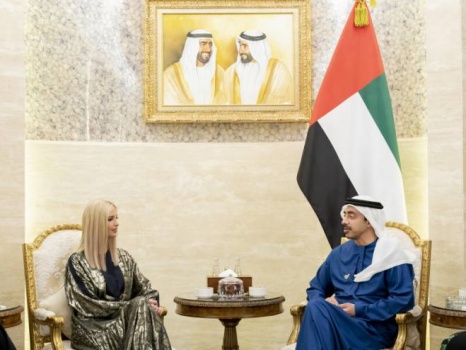 وزير الخارجية الإماراتي يستقبل إيفانكا ترامب