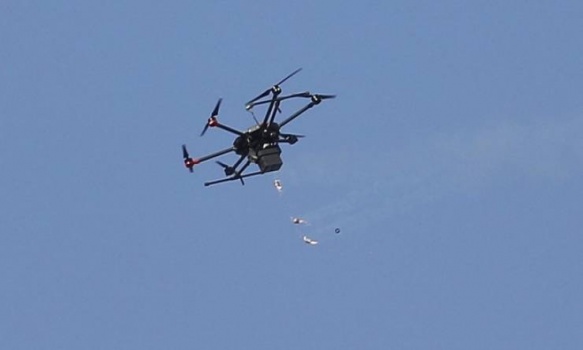 جيش الاحتلال: إسقاط طائرة مسيرة فوق بحر غزة