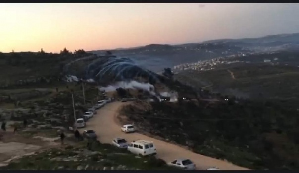 محدث- 70 اصابة عقب اقتحام الاحتلال جبل العرمة جنوب نابلس