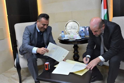 توقع اتفاقية تعاون لإفتتاح محكمة شرعية في يعبد جنوب جنين
