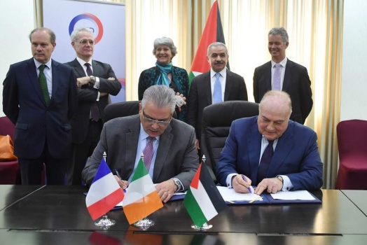 الحكومة توقع ثلاث اتفاقيات دعم من إيرلندا وفرنسا لصالح قطاع المياه في غزة والضفة