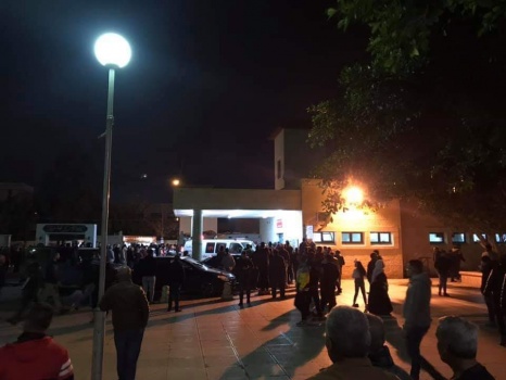 اصابات في اشتباك مسلح مع قوى الامن في بلدة قباطية جنوب جنين