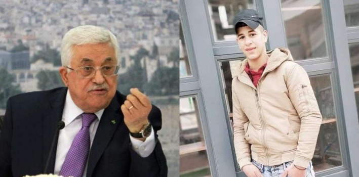 الرئيس يهاتف عائلة الشهيد الفتى محمد الحداد معزيا