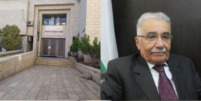 المستشار أبو شرار يستنكر بشدة الاعتداء على محكمة جنين ويطا من قبل عناصر مسلحة