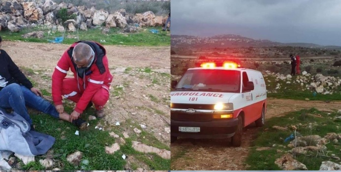 صور...5 إصابات خلال مواجهات مع الإحتلال في قرية العرقة غرب جنين