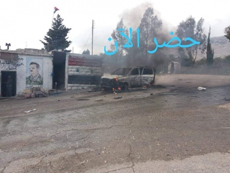 جيش الاحتلال يستهدف سيارة في ريف القنيطرة بسوريا