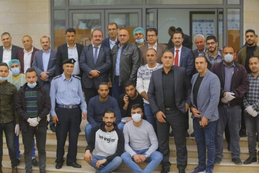 صور.. إفتتاح المركز الكوري في جنين كمستشفى للوقاية من فيروس كورونا