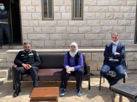 غنام تعرض خارطة توضح خطورة انتشار فيروس "كورونا" عبر المخالطة