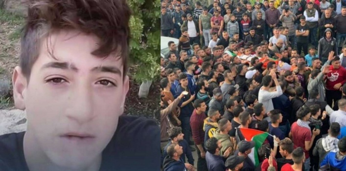 صور... تشييع جثمان الشهيد محمد حمايل في نابلس