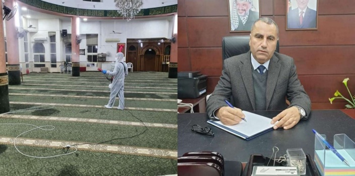 أبو الرب يؤكد على إستمرار تعليق صلوات الجماعة والجمعة