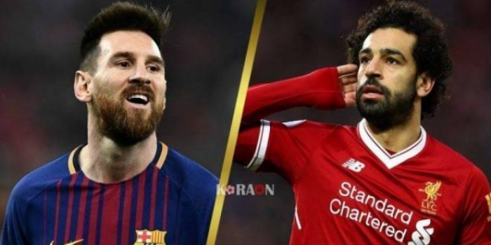 ميسي يختار محمد صلاح ضمن الأفضل في 'أبطال أوروبا'