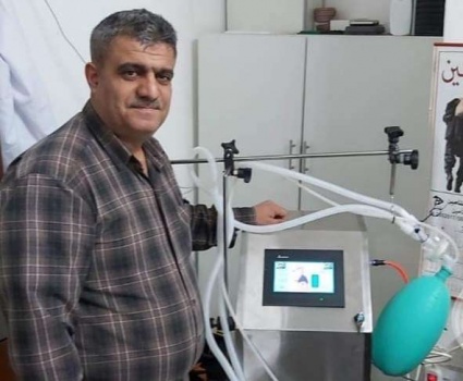 مهندسون في جنين يصنعون جهازا للتنفس الاصطناعي 
