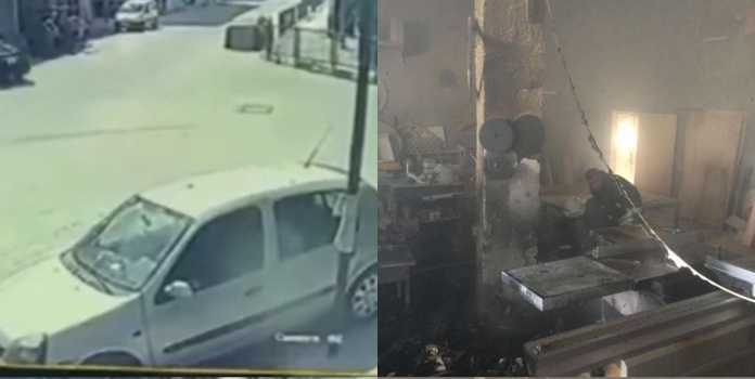 جنين: إحتراق منجرة وإصابة 3 مواطنين بحادث سير ذاتي (صور وفيديو)