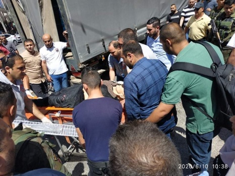 اصابة مواطنة بجراح خطيرة إثر حادث دهس في جنين