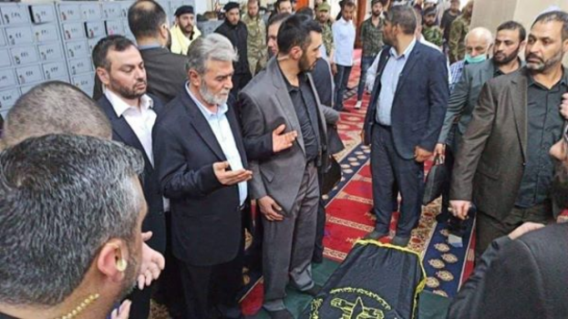 تشييع جثمان الراحل شلح في دمشق