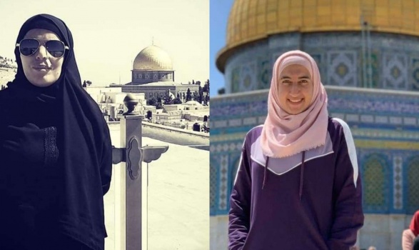 الاحتلال يبعد الصحفية سندس عويس والمصورة رائدة اسعيد عن الأقصى لأشهر