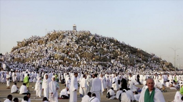 الحجاج على صعيد عرفات لتأدية الركن الأعظم