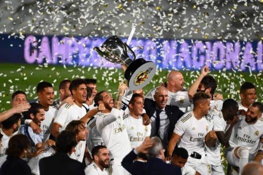 ريال مدريد بطلاً للدوري الاسباني للمرة الـ34 في تاريخه