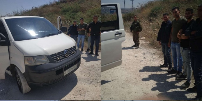 الاحتلال يحتجز 4 من ضباط الشرطة الفلسطينية على حوارة 