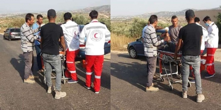 إصابة عامل أثناء مطاردته من قبل الاحتلال غرب جنين
