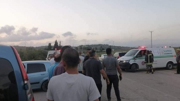 مصرع مواطنة وإصابة ٨ أخرين بحادث سير مروع غرب جنين