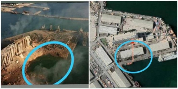 صورتان من مرفأ بيروت تعكسان معنى 'الفناء'