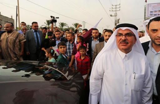 السفير القطري يعود لغزة بعد أقل من ساعتين على مغادرتها ﻿