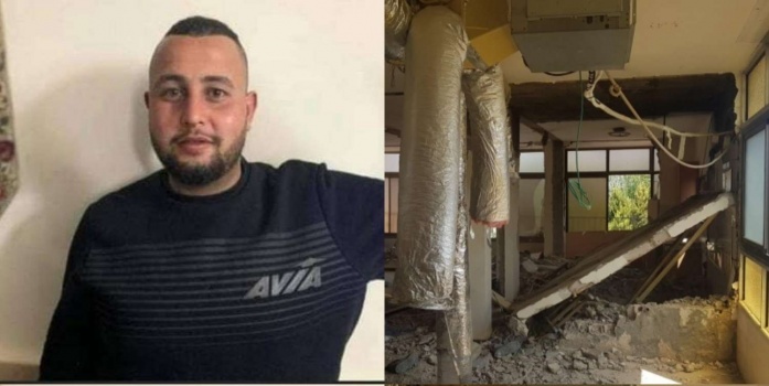 مصرع شاب وإصابة آخر نتيجة انهيار سقف أثناء عمله بالداخل المحتل