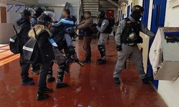 الإحتلال يزعم اعتقال 3 فلسطينيين حاولوا تهريب هواتف للاسرى باستخدام طوافة