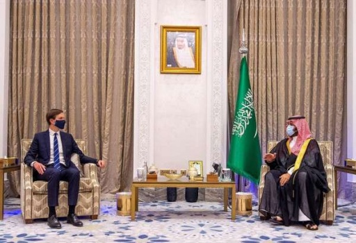 محمد بن سلمان يبحث مع كوشنر ضرورة استئناف المفاوضات بين الجانبين الفلسطيني والإسرائيلي