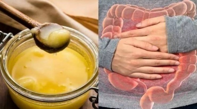 تناول السمن مع الماء يخلصكم من الإمساك